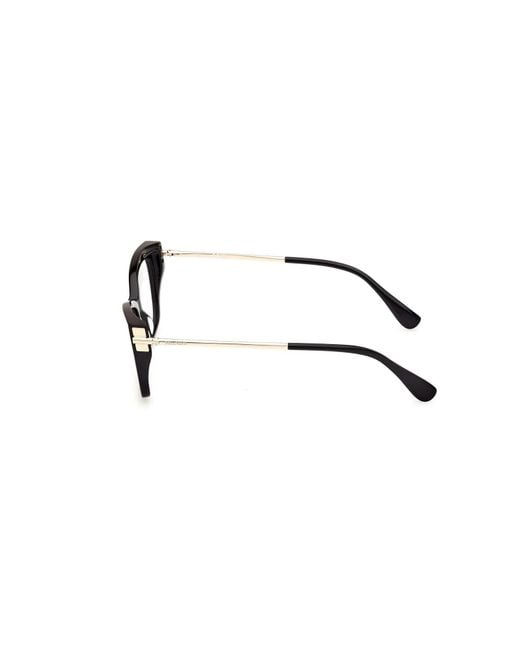 Max Mara White Cat-Eye Glasses
