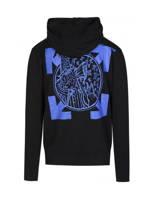 Off-White c/o Virgil Abloh Black Printed Pattern Casual Jacket for men