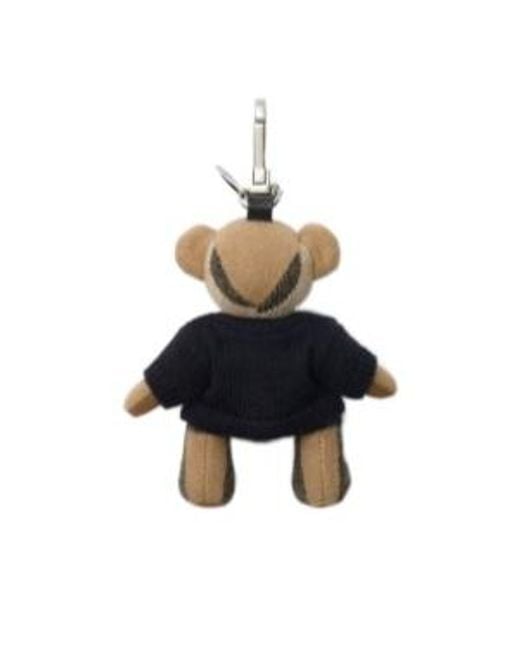 Burberry White Thomas Bear Charm for men
