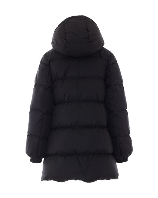 Add Blue Amadeus Hooded Puffer Coat