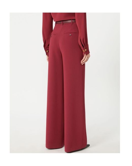 Max Mara Red Studio Mstamico Belted Trousers