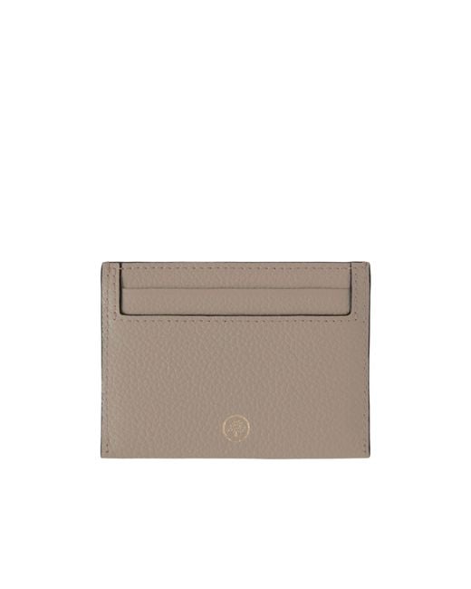 Mulberry Gray Calf-Leather Cardholder