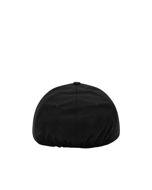 Fear Of God Black Logo-Patch Flat Brim Baseball Cap for men