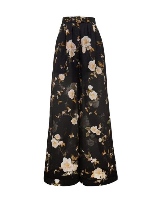 Zimmermann Black Ascent Pleat Pant