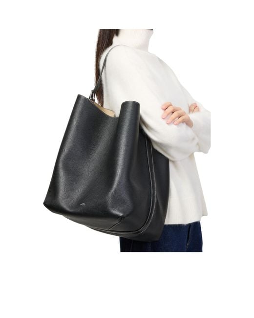 Totême  Black Logo Handbag