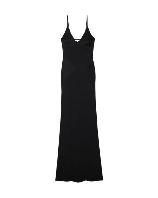 Veronica Beard Black Super-Long Dress