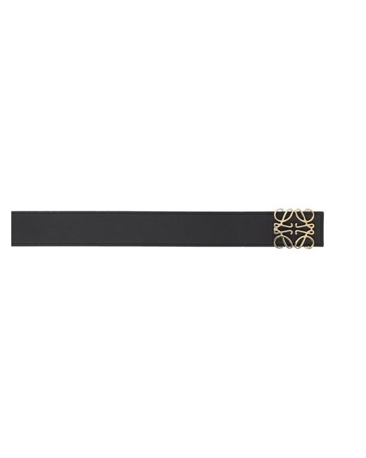 Loewe Brown Logo Buckled Reversible Belt for men
