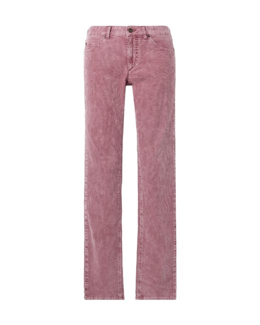 Isabel Marant Pink Leniya Cotton-Blend Corduroy Skinny Pants
