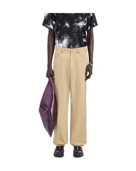 MM6 by Maison Margiela Multicolor Straight Leg Trousers for men