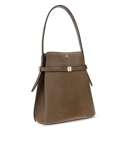 Totême  Brown Letter Handbag