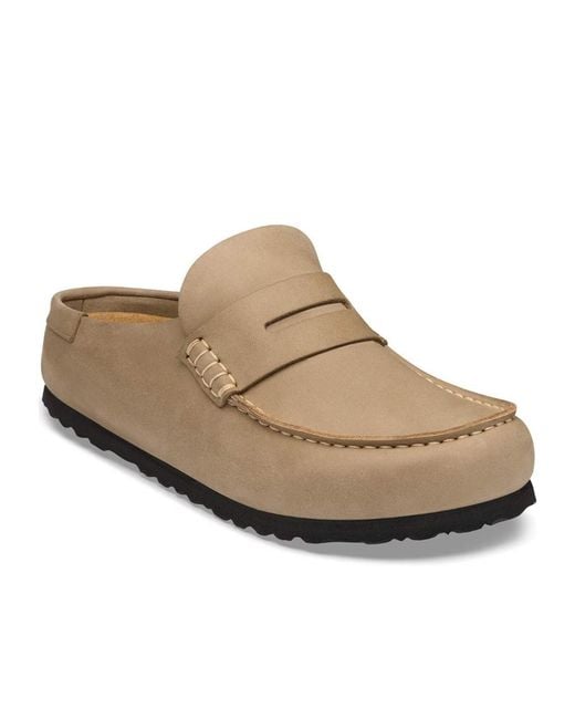 Birkenstock Brown Naples Wrapped Natural Leather Oiled for men
