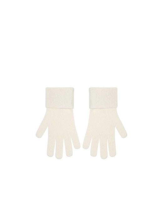 Givenchy White Logo Gloves for men