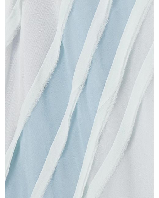 Jason Wu Blue Silk-Chiffon Maxi Dress