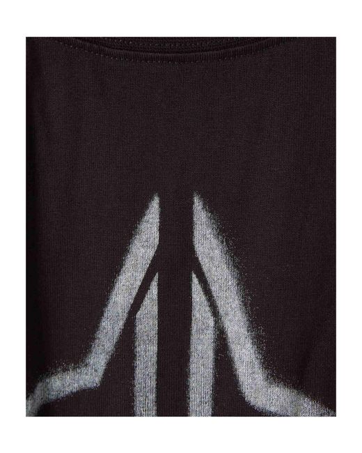 Balenciaga Black Bb Logo Printed Large Fit T-Shirt for men