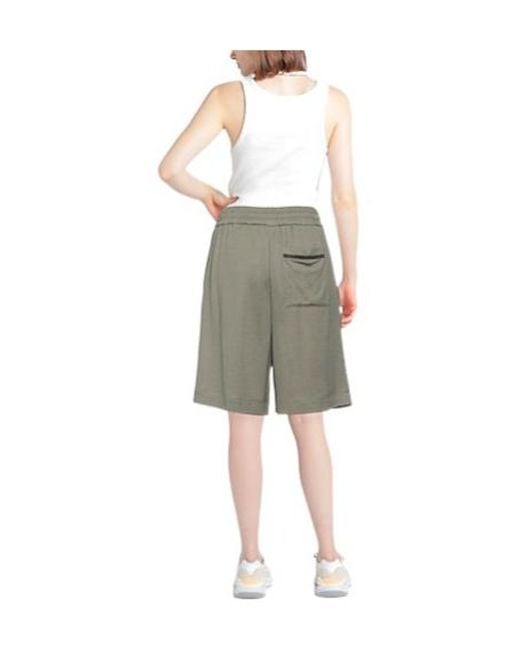 Brunello Cucinelli Gray Solid Color Shorts