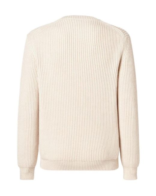 Fendi Natural Logo Lettering Crewneck Jumper for men