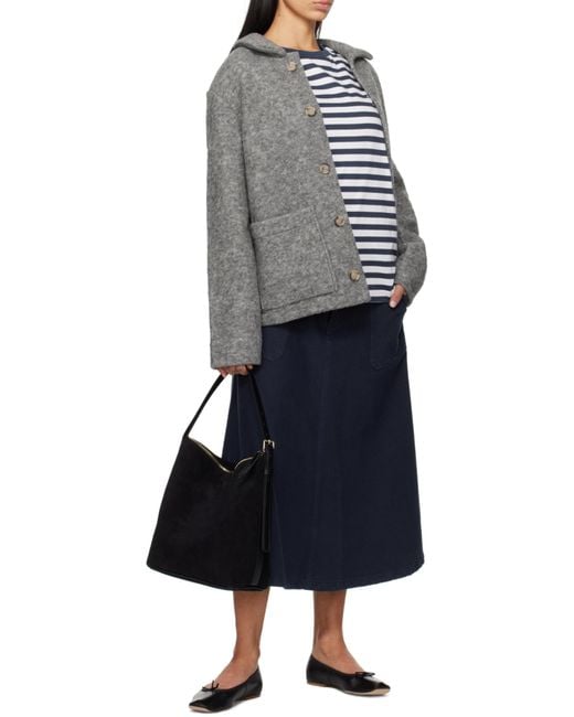 A.P.C. Black Vera Zipped Shoulder Bag