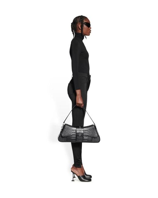 Balenciaga Black High-Waisted Stretch Leggings