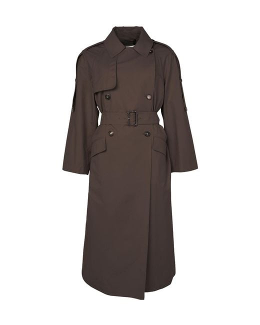Max Mara Brown Long Trench Coat