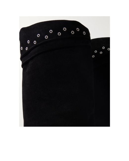 Isabel Marant Black Suede Ankle Boots
