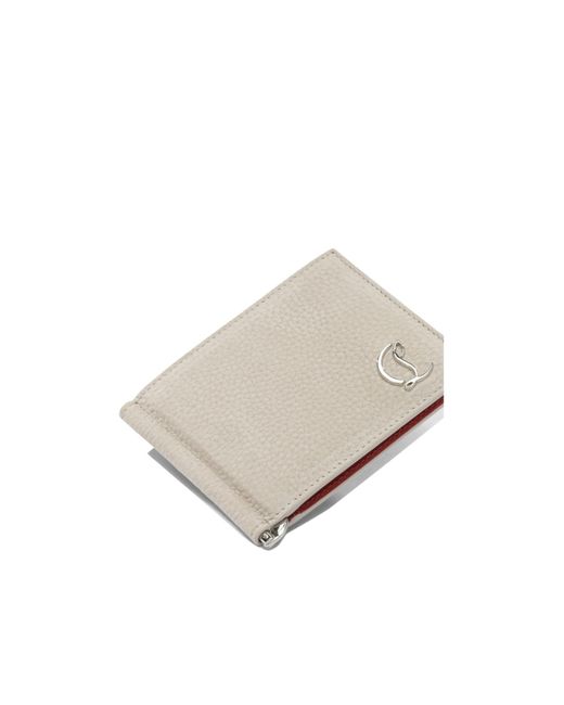 Christian Louboutin Gray Mooncrest Keycase for men