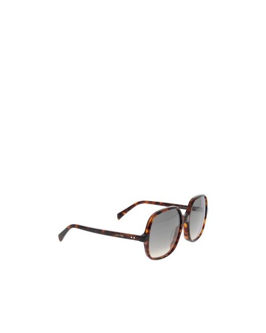 Céline White Logo Sunglasses