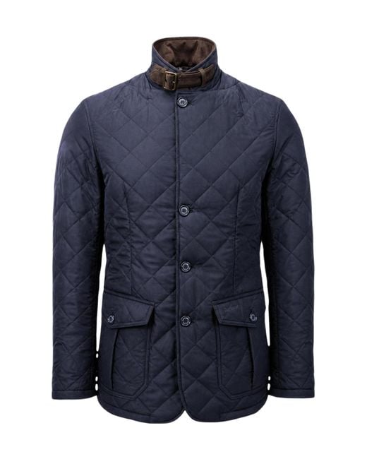 Barbour Blue Quilted Jacket for men