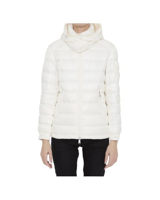 Moncler White Dalles Short Down Jacket