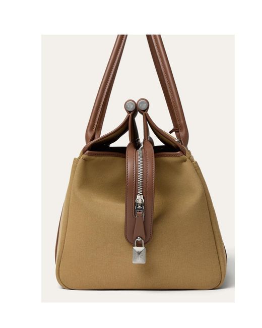 Loro Piana Metallic Loom Weekender Bag L42 for men