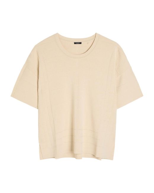 Joseph Natural Viscose-Blend Knit T-Shirt