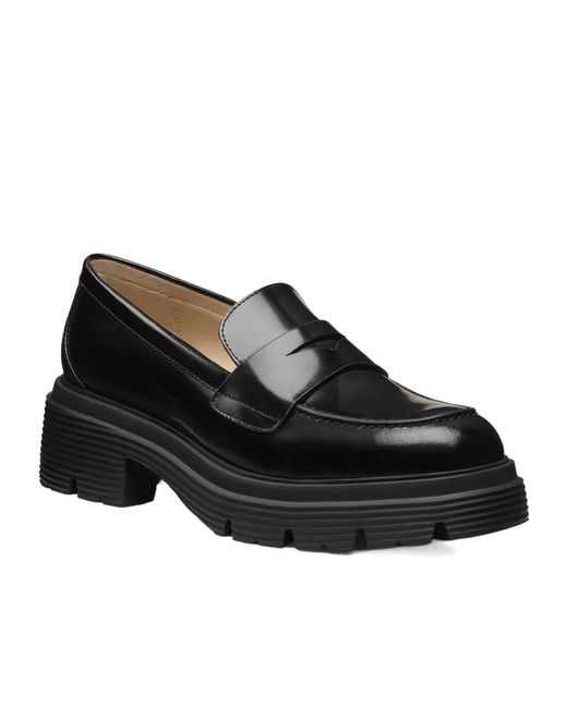 Stuart Weitzman Black Hudson Lite Loafer