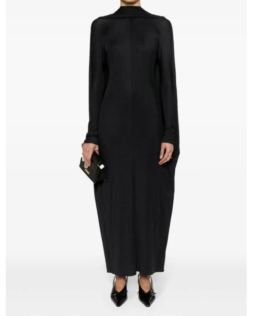 Jacquemus Black Long-Sleeved Dress