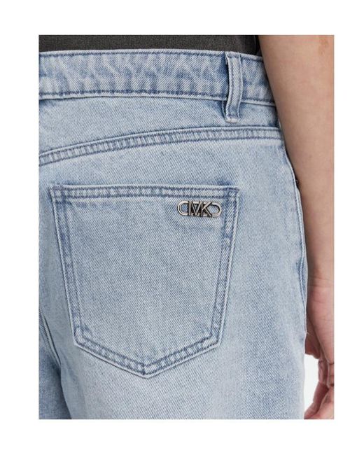 Michael Kors Blue Boyfriend Denim Shorts