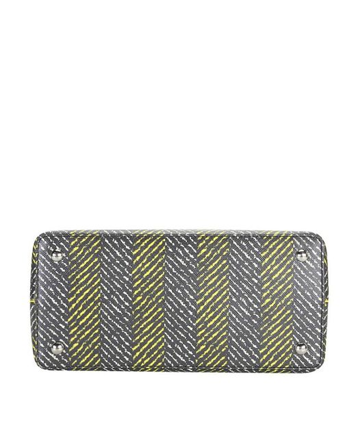 Fendi Yellow Logo Shoulder Bag
