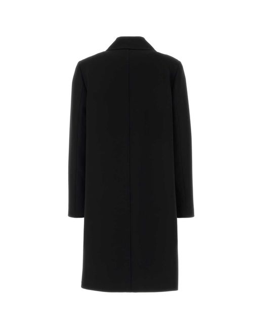 Max Mara Black Studio Mstracconto Long Coat