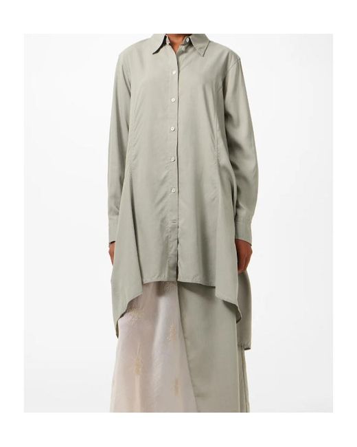 Our Legacy Gray Relaxed Longline Shirt