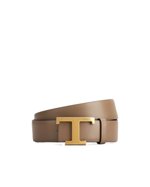 Tod's Black T-Timeless Reversible Belt