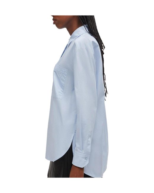 Boss Blue Pointcollar Longsleeve Shirt