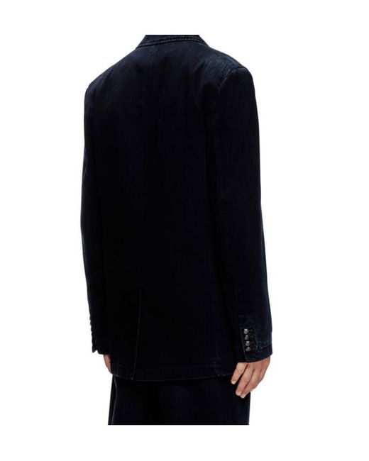DIESEL Blue D-Reger Denim Blazer for men