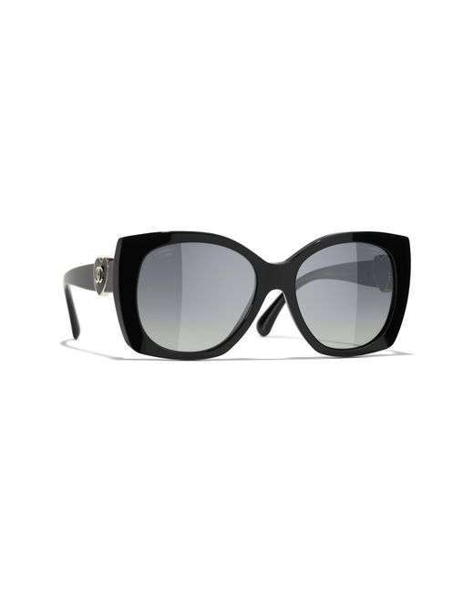 Chanel White Square Sunglasses