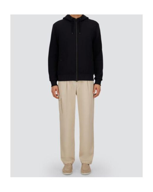 Herno Blue Hooded Resort Jacket for men