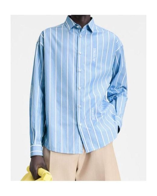 Jacquemus Blue "La Chemise Simon" Shirt for men