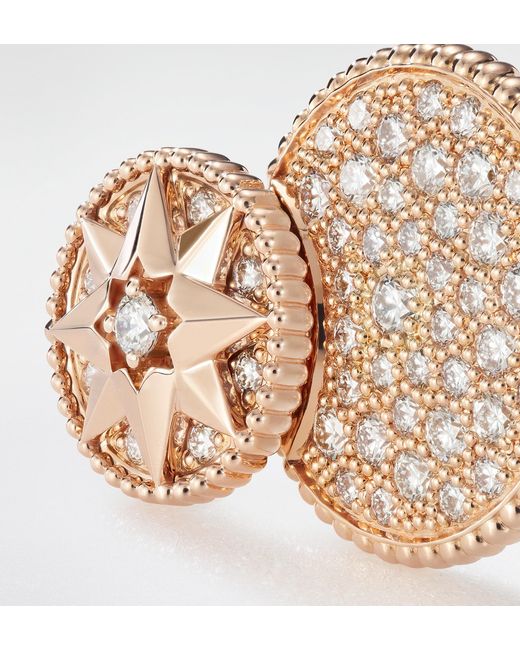 Dior Pink Rose Des Vents Ring