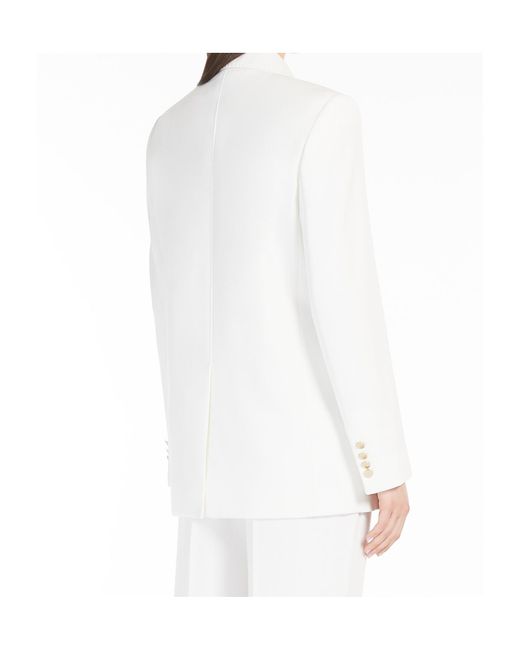 Max Mara White Studio Edicola Double-Breasted Blazer
