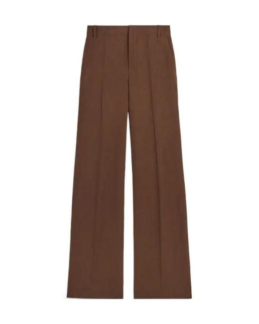 Tod's Brown Belt Loop Casual Pants