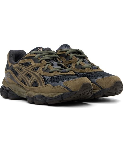 Asics Brown Gel-Nyc Lace-Up Sneakers for men