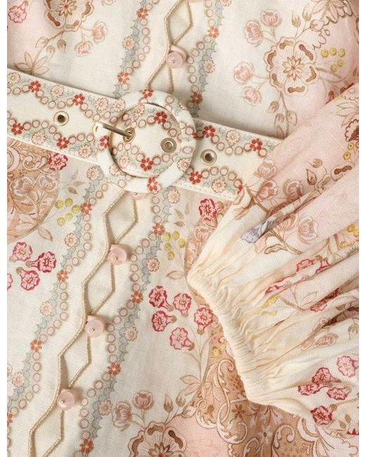 Zimmermann Natural Mini Dress
