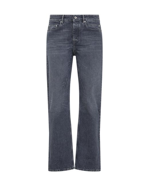 Rick Owens Blue Washed-Finish Jeans for men