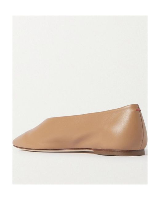Aeyde Brown Kirsten Ballet Shoes