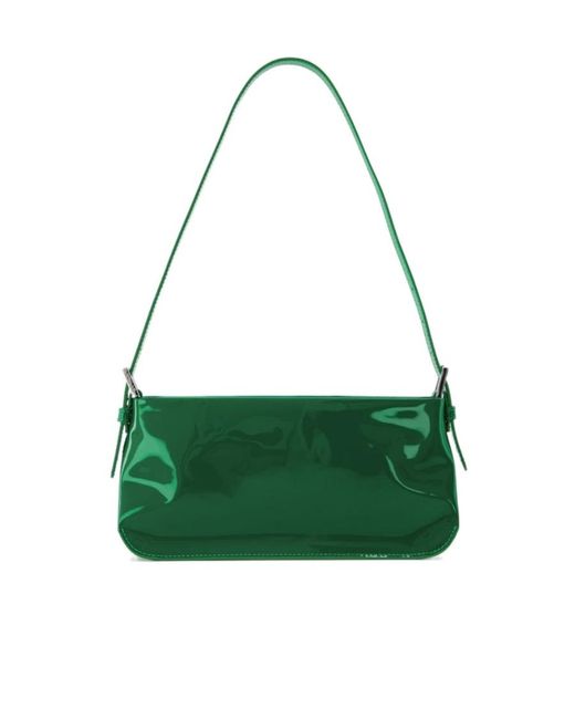 By Far Green Dulce Zipped Shoulder Bag